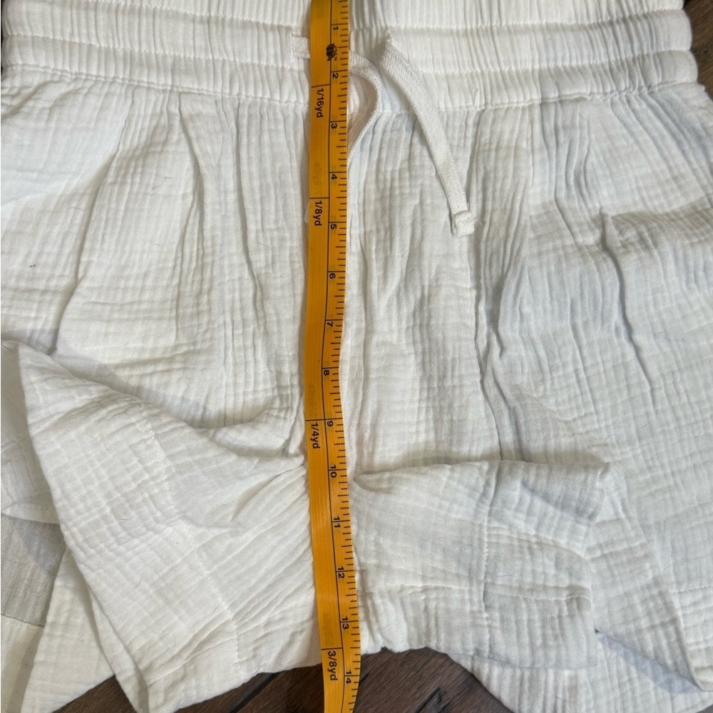 Denver Hayes High Waist White Cotton Shorts size S - Picture 4 of 7